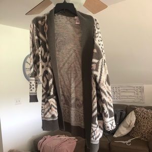 Patterned Cardigan